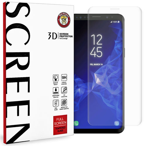 3D Curved Tempered Glass Screen Protector for Samsung Galaxy S9 - Clear